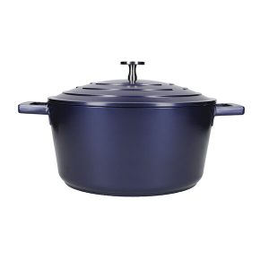 MasterClass Cast Aluminium 4L Casserole Dish Metallic Blue