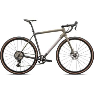 Specialized Crux Comp - Carbon Gravel Bike - 2024 - Satin Taupe / Smoke / Midnight Shadow