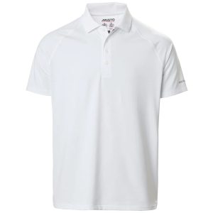 Musto Men's Evolution Sunblock Short-sleeve Polo Shirt 2.0 White L