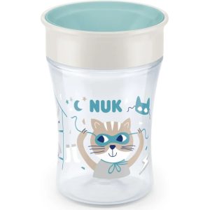 NUK Magic Cup cup with cap 8m+ Green 230 ml