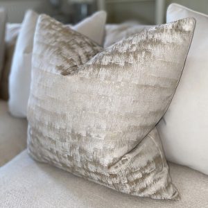 Neoma Wheat Gold Cushion - 50 x 50cm