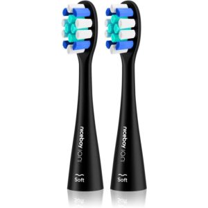 Niceboy ION Sonic Lite spare heads soft Black 2 pc