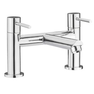 Nuie Series 2 Deck Mounted Pillar Tap gray 15.1 H cm