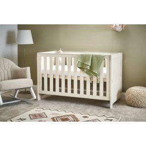 Obaby Nika Cot Bed white 92.0 H x 77.0 W cm