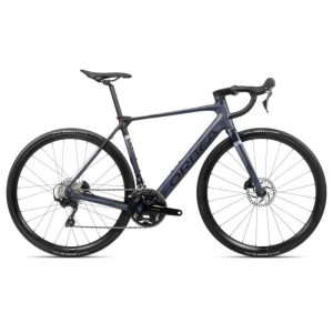Orbea Gain M30 - Carbon Electric Road Bike - 2024 - Tanzanite Carbon (Matt) - Carbon (Gloss)