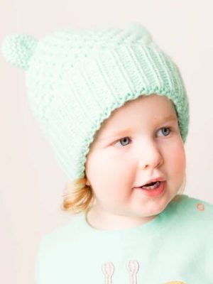 Outlet Blade & Rose   Mint Hat with Ears