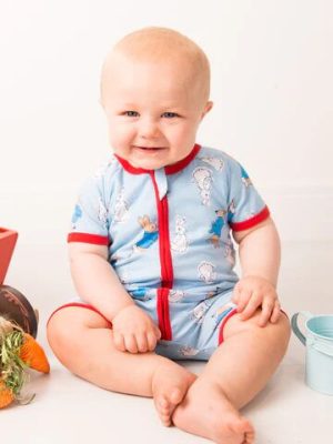 Outlet Blade & Rose   Peter Rabbit Seaside Zip-Up Romper   Summer Clothes For Babies & Toddlers