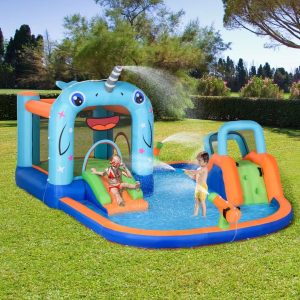 Outsunny Bounce House 200.0 H x 435.0 W x 435.0 D cm