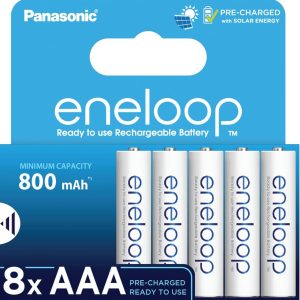 Panasonic Eneloop AAA Batteries NiMH 750mAh 8-Pack