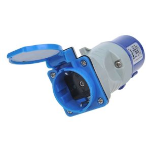 Pat adapter coupling from CEE to Schuko socket outlet