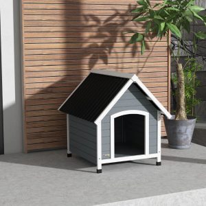 PawHut Dog Kennel House 82.0 H x 75.0 W x 88.0 D cm