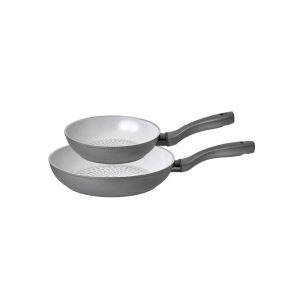 Prestige Earthpan Recycled induction Dishwasher Safe Frying Pan Twinpack - 20cm & 28cm gray 43.0 D cm