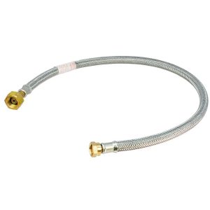 Hamilton Gas Products Ltd 35 Butane/Propane Galvanised Overbraid Gas Pigtail NR Butane Nut x W20