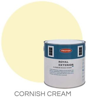 Protek Royal Exterior Paint 1 Litre - Cornish Cream - Protek Royal Exterior Paint 1 Litre - Cornish Cream