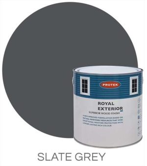 Protek Royal Exterior Paint 2.5 Litres - Slate Grey - Protek Royal Exterior Paint 2.5 Litres - Slate Grey