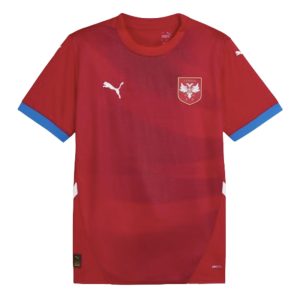 Puma 2024-2025 Serbia Home Shirt - Red - male - Size: Medium Adults