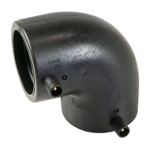 Radius 90mm Black MDPE Electrofusion Equal Elbow