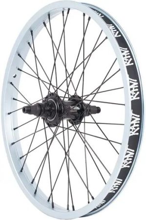 Rant Moonwalker 20" V2 BMX Freecoaster Rear Wheel (Sky Blue - Right hand drive) - Blue