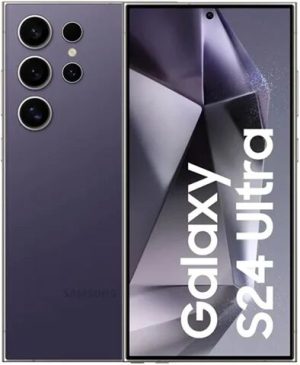 Refurbished: Samsung Galaxy S24 Ultra 256GB Titanium Violet, Unlocked A