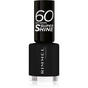 Rimmel 60 Seconds Super Shine nail polish shade 900 Black 8 ml