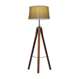 Rio Aboubakar 110Cm Chrome Tripod Floor Lamp gray 110.0 H x 48.0 W x 48.0 D cm