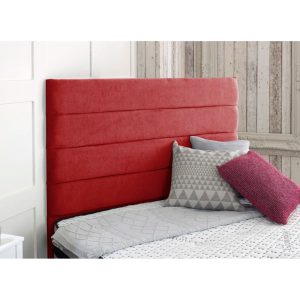 Rosdorf Park Salmon Upholstered Headboard red 137.16 H x 152.4 W x 7.5 D cm