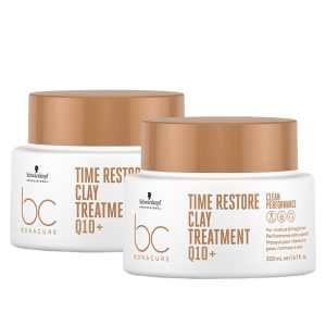 Schwarzkopf BC Clean DOUBLE Time Restore Clay Treatment 200ml