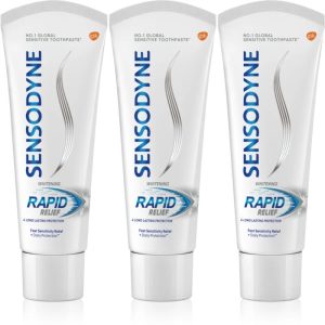 Sensodyne Rapid Whitening whitening toothpaste for sensitive teeth 3x75 ml