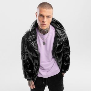 Shiny Puffer Jacket Siroko Barent - Size: S - Gender: male