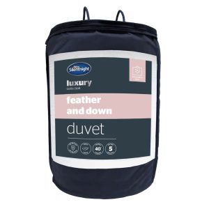 Silentnight Feather and Down Anti-Allergy 10.5 Tog Duvet white 200.0 H x 200.0 W x 2.0 D cm