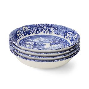 Spode Blue Italian Set of 4 15cm Cereal Bowls