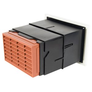 Stadium BM720 Anti-Draught Black Hole Brick Ventilator