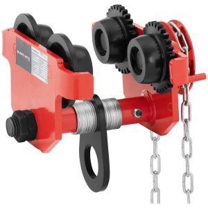Steinberg Systems Push beam trolley - 2000 kg - flange range 90-125 mm - with chain SBS-RT-2000B