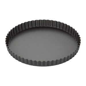 Stellar Hard Anodised Expert 20cm Fluted Flan Tin Loose Base