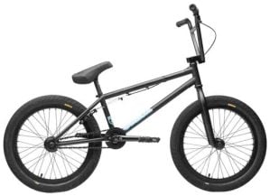 Stranger Piston 20" BMX Freestyle Bike (Matt Black Rsd) - Black - Size: 20.8"