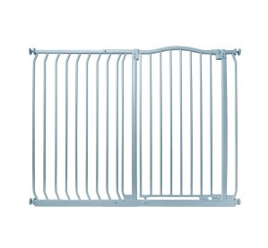 Symple Stuff Aivry Baby Gate gray 103.0 H x 134.0 W x 4.0 D cm