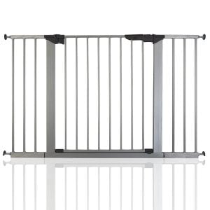 Symple Stuff No Screw Stair Safety Baby Gate gray 72.0 H x 106.3 W x 3.0 D cm