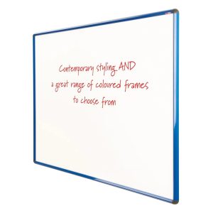 Symple Stuff Wall Mounted Whiteboard blue 120.0 H x 180.0 W cm