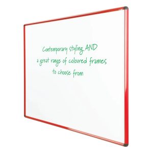Symple Stuff Wall Mounted Whiteboard red 60.0 H x 90.0 W cm