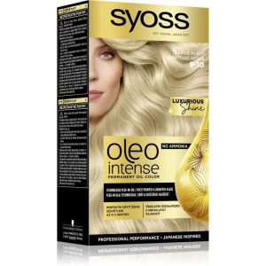 Syoss Oleo Intense permanent hair dye with oil shade 9-10 Bright Blond 1 pc