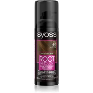 Syoss Root Retoucher root touch-up hair dye in a spray shade Dark Brown 120 ml
