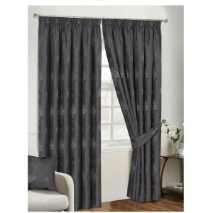 Textile Home Virgina Pencil Pleat Room Darkening Thermal Curtain 228.0 H cm