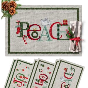 The Seasonal Aisle Altrincham Tablecloth gray 47.0 D cm
