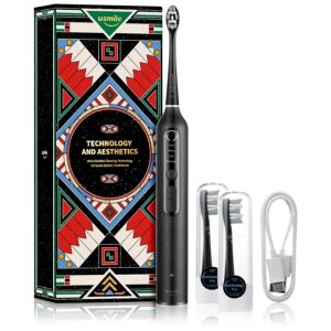 USMILE U3 sonic electric toothbrush + 2 replacement heads Starry Black 1 pc