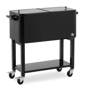 Uniprodo Cool Box with Trolley - 76 L - bottle opener - removable box UNI_CC_04