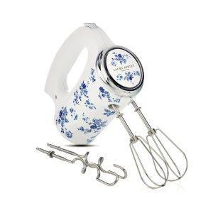 VQ Laura Ashley China Rose 5 Speed Hand Mixer 15.2 H x 18.9 W x 8.2 D cm