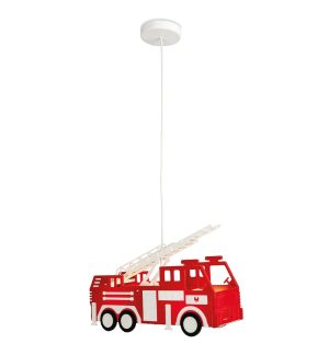 Zoomie Kids Fire Engine Pendant 10.62 H x 5.11 W x 17.32 D cm
