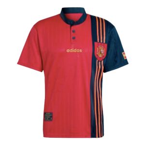 adidas 1996 Spain Euro 96 Home Shirt - Red - male - Size: Large 42-44" Chest
