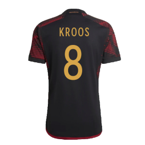 adidas 2022-2023 Germany Away Shirt (KROOS 8) - Black - male - Size: XS - 34-36" Chest Size