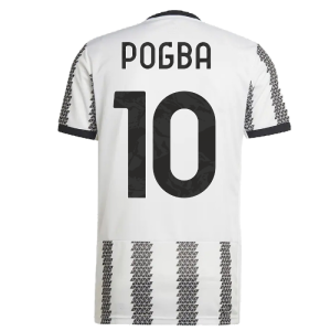 adidas 2022-2023 Juventus Home Shirt (POGBA 10) - White - male - Size: XL 44-46" Chest